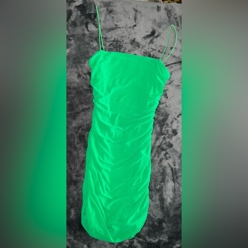 Princess Polly Holloway Wishes Mini Dress in Green Size 6 - Picture 7 of 14